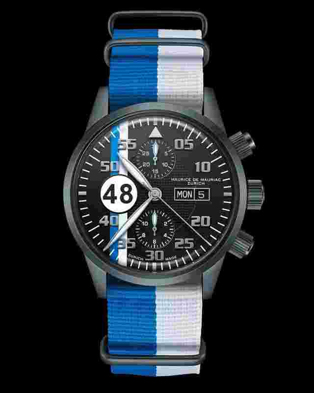 Maurice de Mauriac CHRONO MODERN “Grand Prix Zürich" Lucky Number
