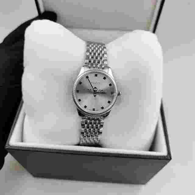 Gucci G-Timeless analog quartz Stainless Steel strap women watch YA1265019 （H）
