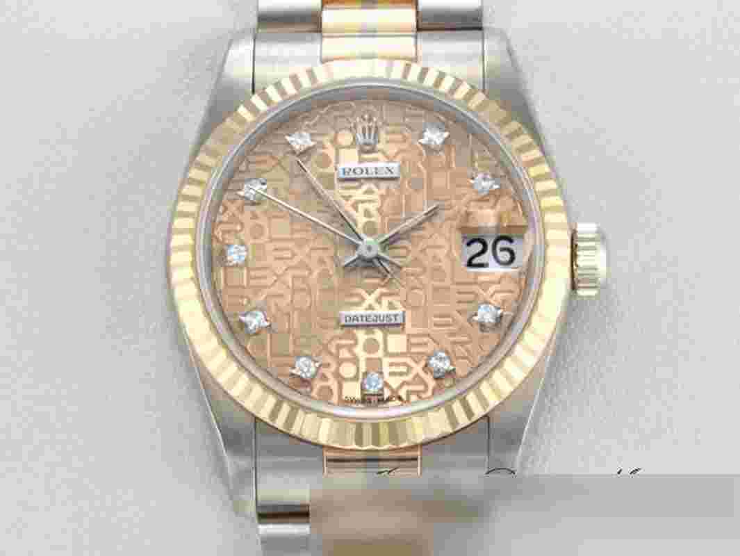 Rolex Datejust 31 Tridor Weissgold Rosegold Gelbgold 750 Diamanten Automatik 18kt Gold President-band Chronometer Oyster