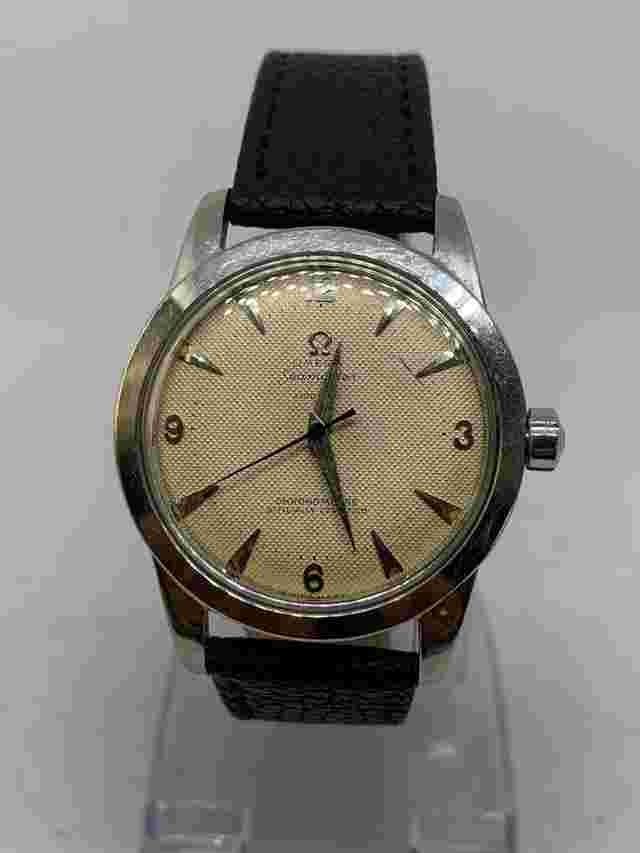 Omega Seamaster Bumper automatic Tapestry Dial Vintage 1950 Watch Ref. 2577-4 Cal.352