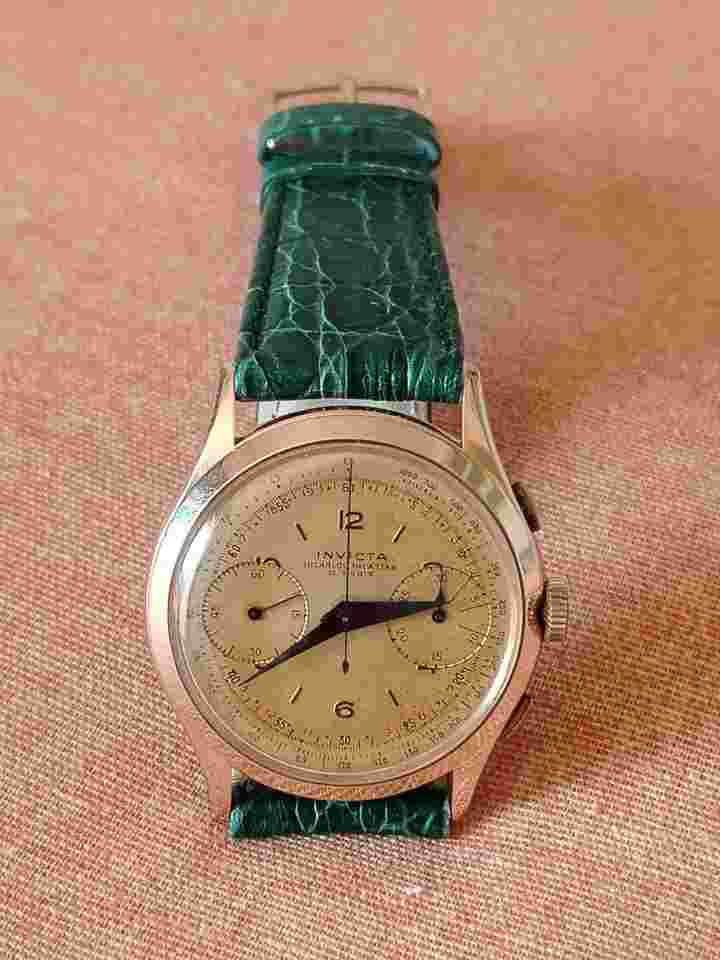 Invicta crono oro 18k Cronografo in oro 18K