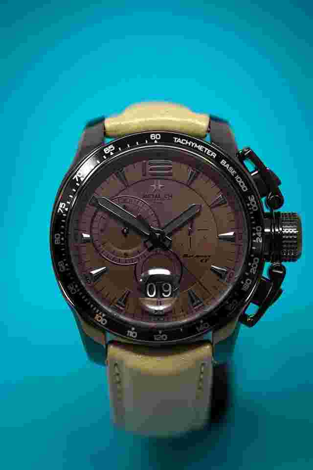 Metal.ch Chronograph Datamax CT Anthracite