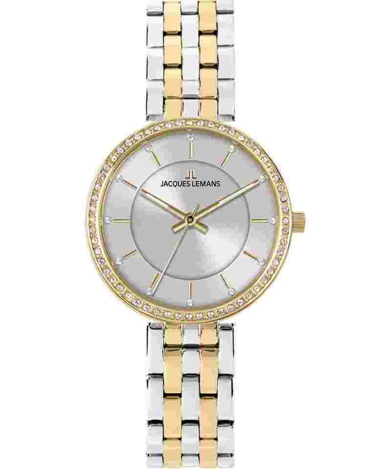 Jacques Lemans 1-2212C Damenuhr Milano Quarz Bicolor