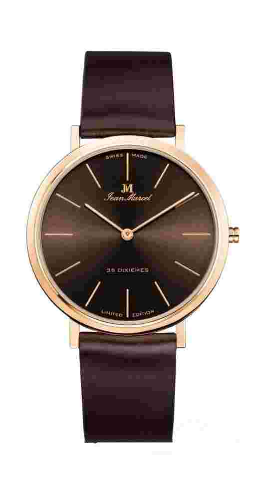 Jean Marcel Nano II Brown Only 3.5mm Thick (Limited Edition) New Official dealer Warranty Made in Germany