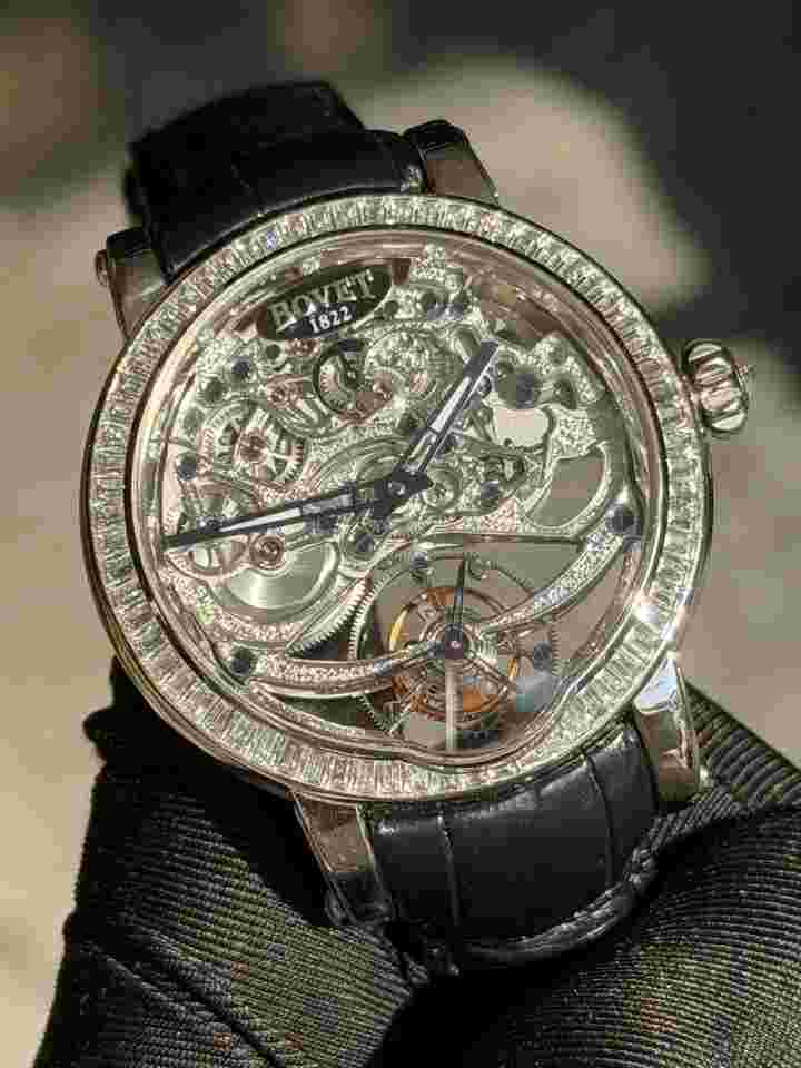 Bovet Dimier Récital Diamond tourbillon watch Skeleton 44MM Dimier Recital DTR0-004