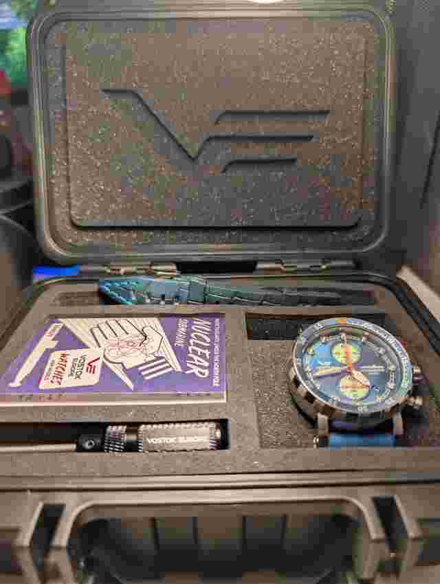 Vostok Europe Nuclear Submarine SSN571 Brand new watch full box and papers.