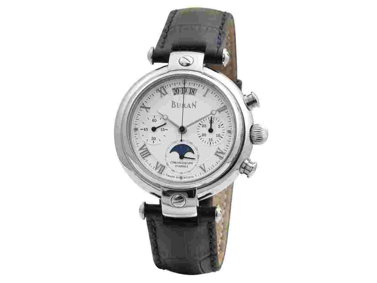 Poljot Buran Chronograph 3133 Basilika Limited Moonphase