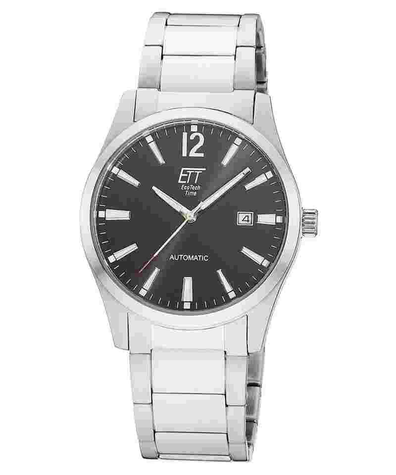 ETT Eco Tech Time EGS-40410-21M Herrenuhr Automatik Motion Drive Stahl/Schwarz 