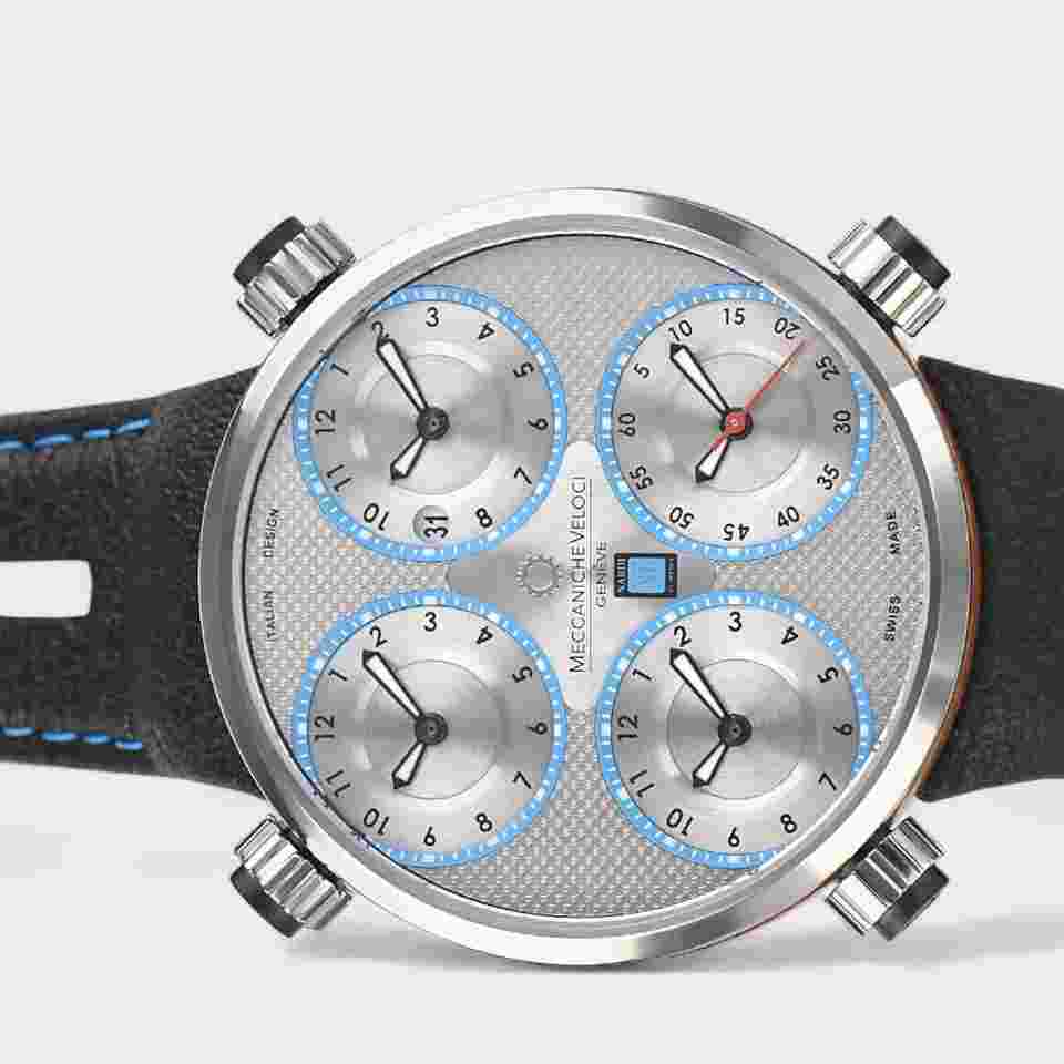 Meccaniche Veloci Quattro Valvole / Titanium&Mahogany Wood / 49 mm Box&Papers / W10NV1NE