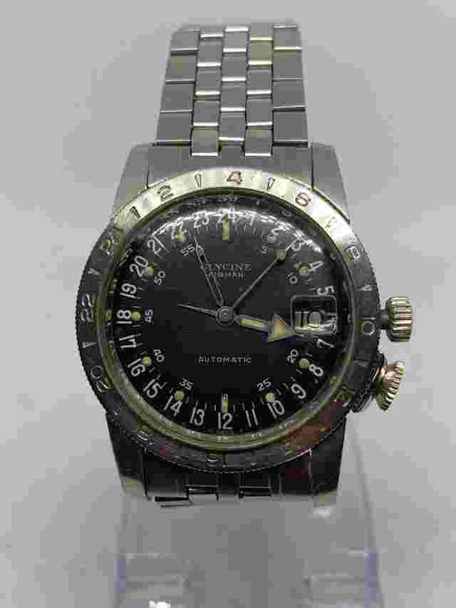 Glycine Airman Vintage Airman Automatic Stainless Steel Watch CA. 1968