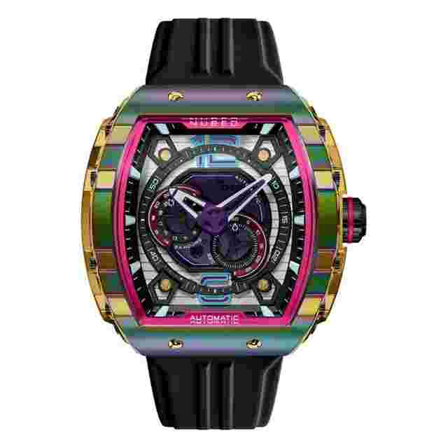 Nubeo Montre Magellan 24H Automatic Iridescent Gold NB-6087-03 