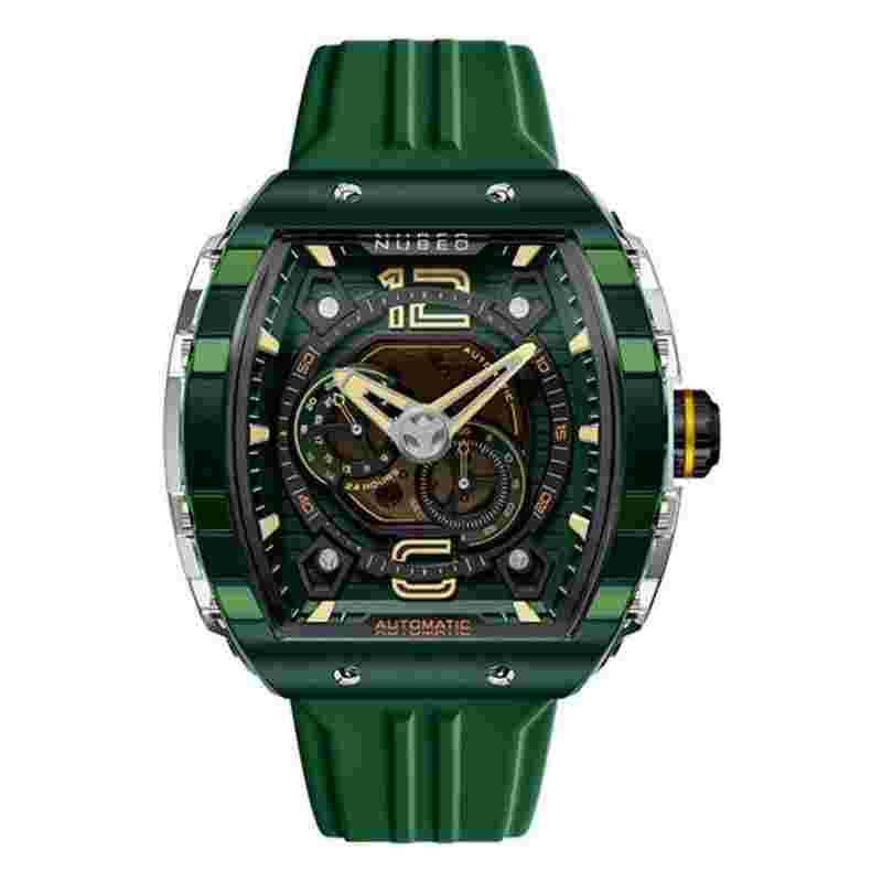 Nubeo Montre Magellan 24H Automatic Dark Green NB-6087-05