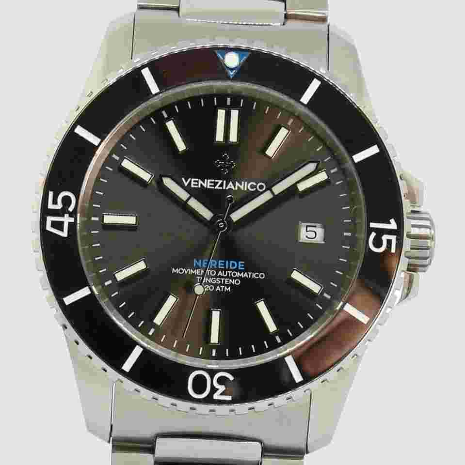 Venezianico Nereide Tungsteno 42mm 4521502C Nuovo da Rivenditore Ufficiale