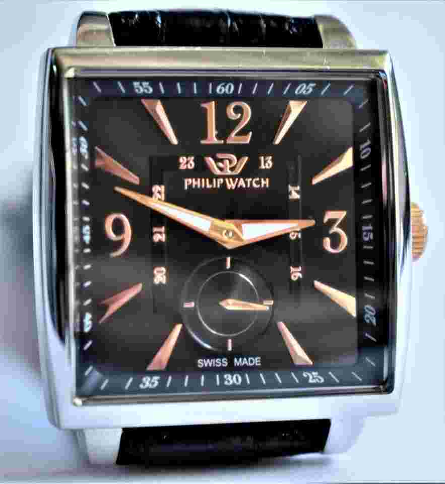 Philip Watch Avalon Philip Watch Avalon Square Americaine TANK Quad Handaufzug