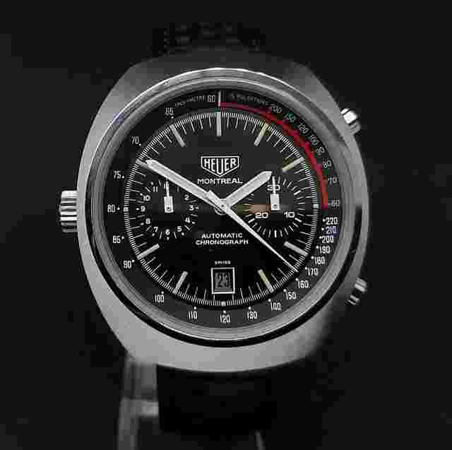 Heuer Montreal Mint condition! Vintage 1975 motorsports legend