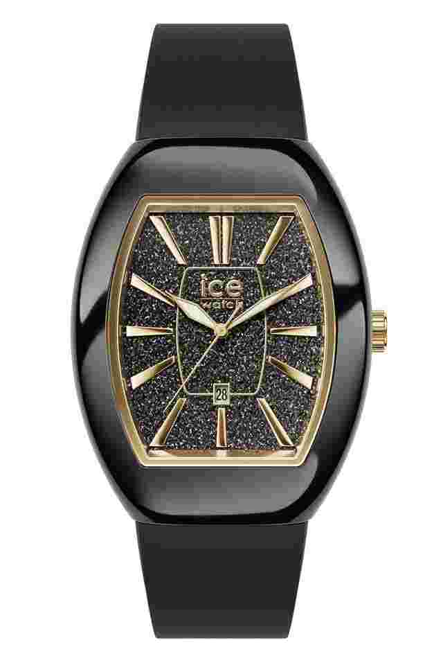 Ice Watch 024030 Damen-Armbanduhr ICE Dome S Schwarz Glitzer