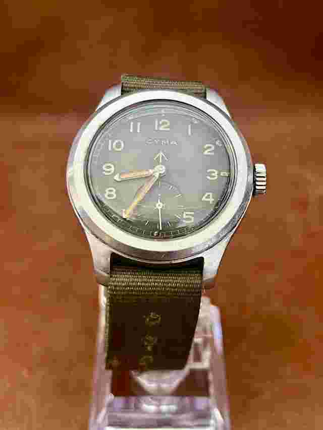 Cyma Dirty Dozen WWW Military Watch Tropical Dial