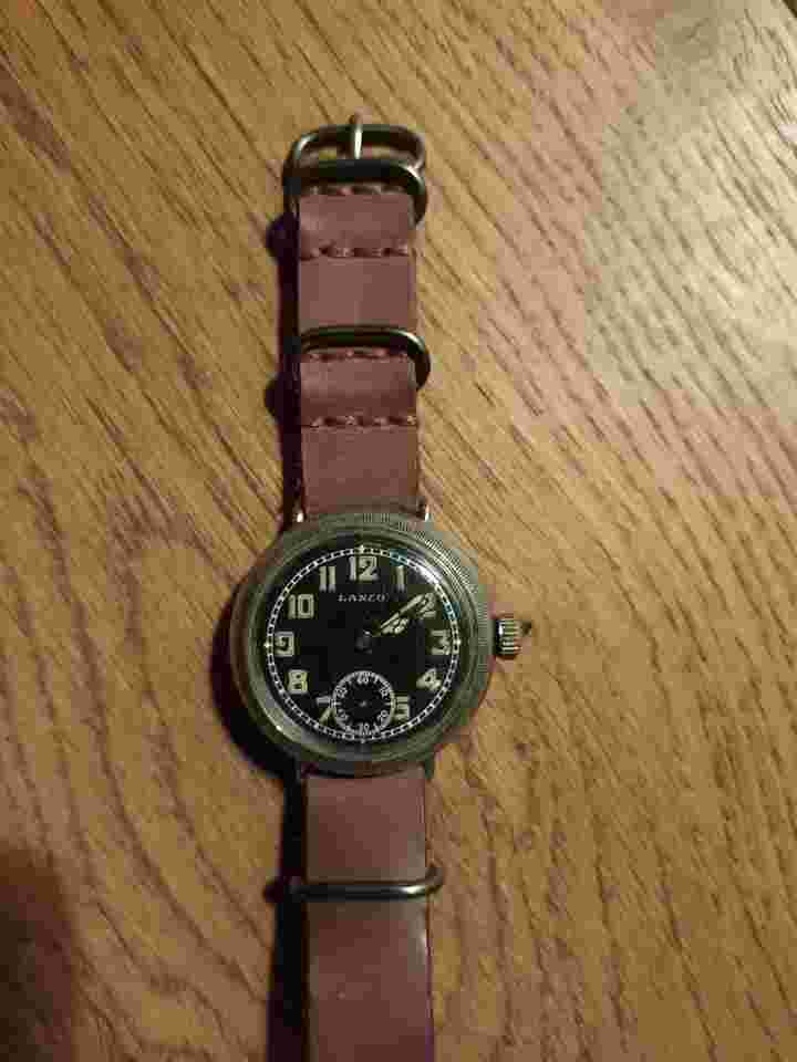 Lanco Pilot Wrist Watch Langendorf 1930