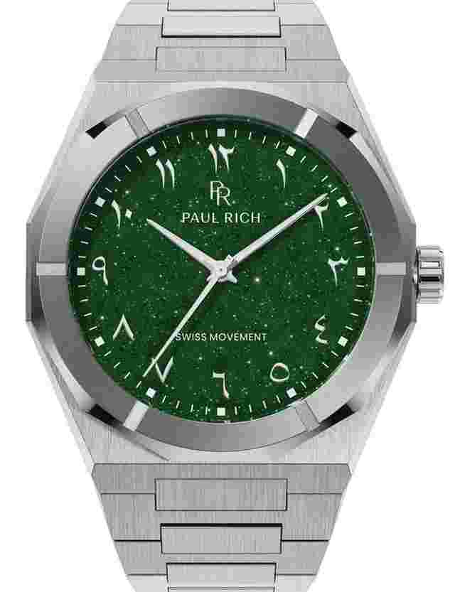 Paul Rich PR-45253 Herrenuhr Star Dust II Emerald Mirage 43mm 5ATM 