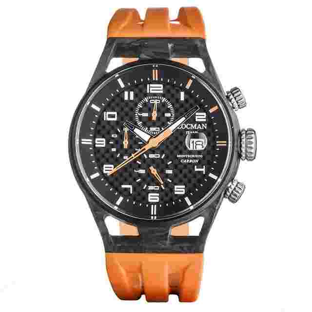 Locman Montecristo Italy Montecristo Chrono Carbon orange Ref. 0545
