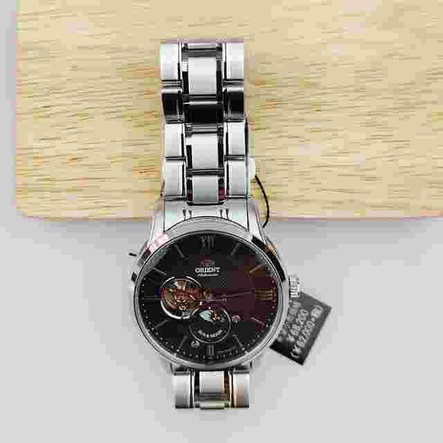 Orient Sun and Moon SUN＆MOON analog Mechanical metal strap watch RN-AS0001B