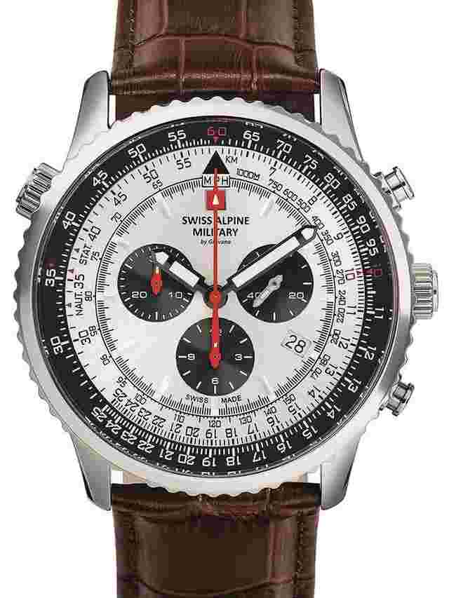 Swiss Alpine Military 7078.9532 Chronograph Herrenuhr 45mm 10ATM