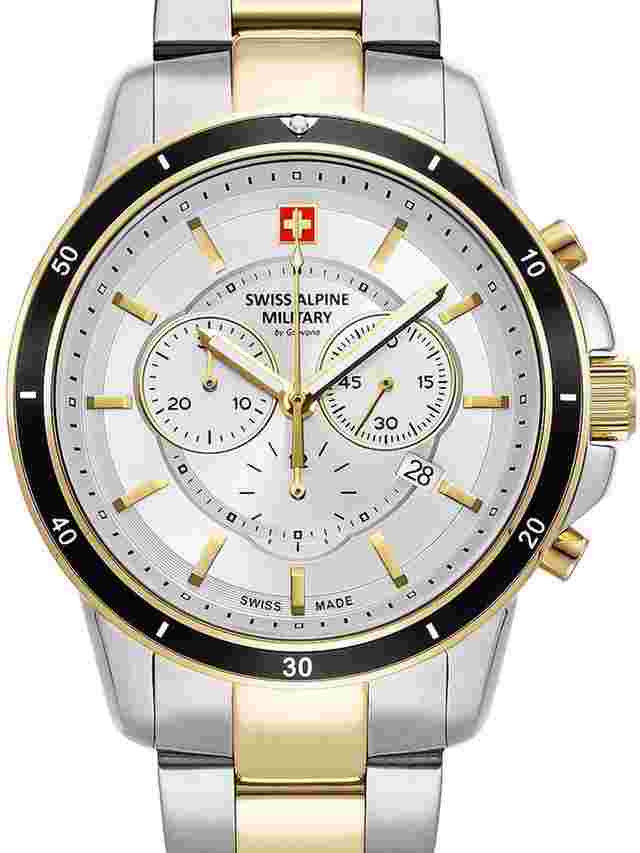 Swiss Alpine Military 7089.9142 Chronograph Herrenuhr 44mm 10ATM 
