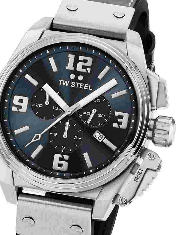 TW Steel TW1013 Canteen Chronograph Herrenuhr 46mm 10ATM