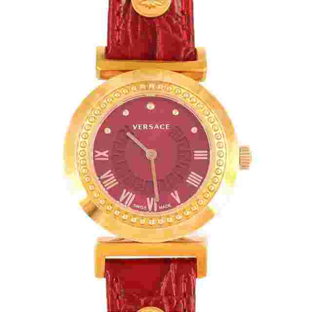 Versace [] Versace Vanity Gold Plated P5Q80D800S800 Gold Plated Quartz Watch