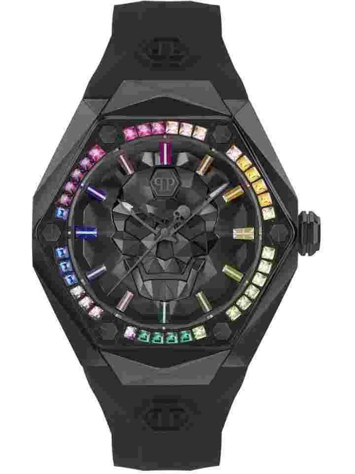 Philipp Plein PWPWA0524 Herrenuhr The $kull Spikes 46mm 5ATM 