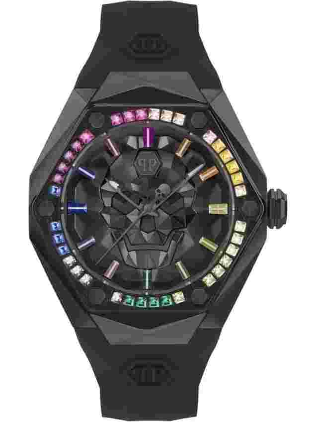 Philipp Plein PWPWA0524 Herrenuhr The $kull Spikes 46mm 5ATM 
