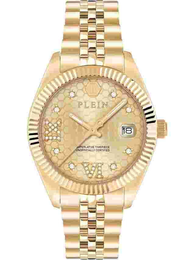Philipp Plein PWYFA0425 Damenuhr Date Superlative 34mm 5ATM 