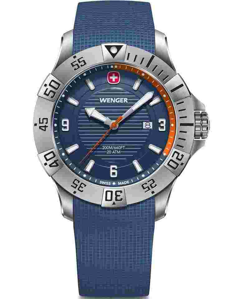Wenger Sea Force 01.0641.140 Herrenuhr Seaforce 43mm 20ATM