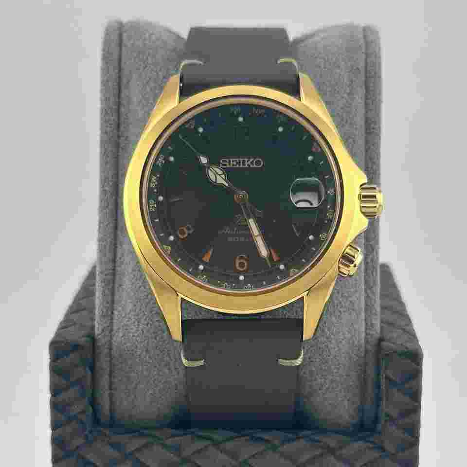 Seiko Alpinist Luxe Prospex Alpinist Green Dial SPB210 BNIB Complete Set