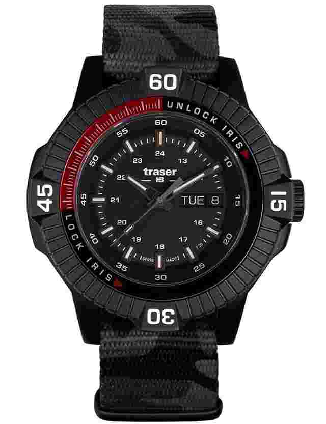 Traser H3 111460 Herrenuhr P99 Iris Tactical Limited Edition 46mm 10ATM