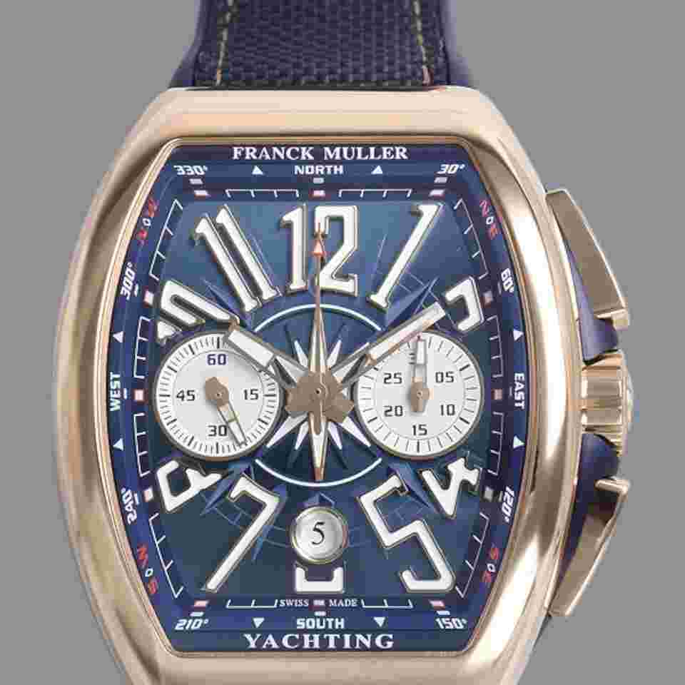 Franck Muller Vanguard V45CCDT YACHTING | Rose gold | Date | Box&Papers
