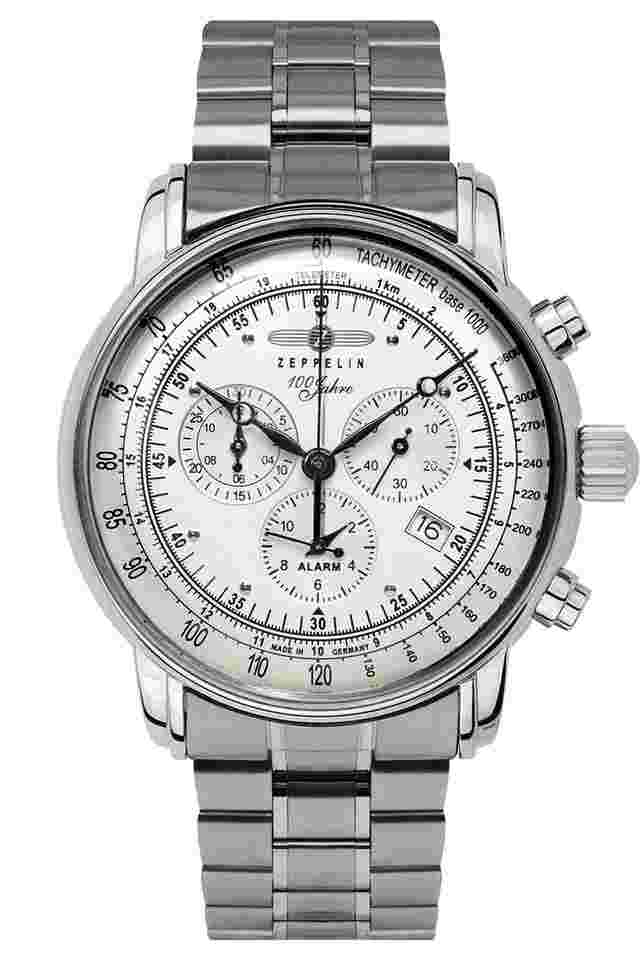 Zeppelin 7680MB-1 Herrenuhr 100 Jahre Zeppelin Stahl/Silberfarben