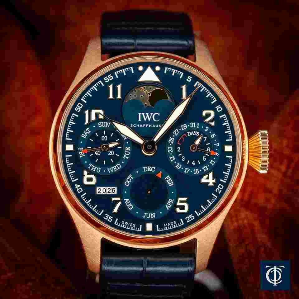 IWC Big Pilot Le Petit Prince Perpetual Calendar Big Pilot Mint Condition | July 2025 Factory Service