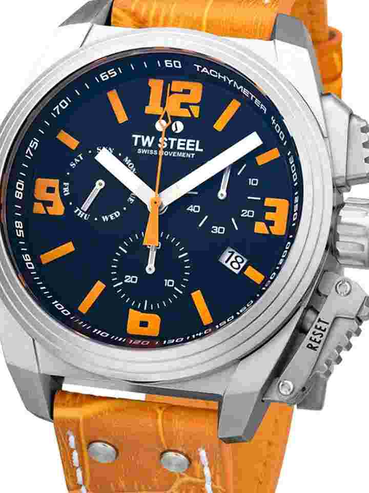 TW Steel TW1112 Canteen Herrenuhr Chronograph 46mm 10ATM
