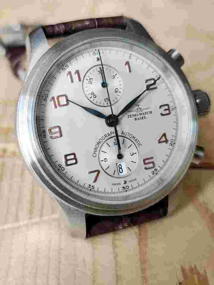 Zeno-Watch Basel Retro Chronograph Bicompax Full set never worn