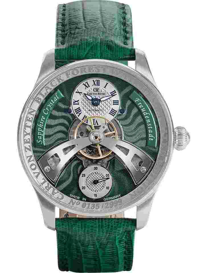 Carl von Zeyten CVZ0043GRS Freudenstadt Automatik Herrenuhr 42mm 5ATM