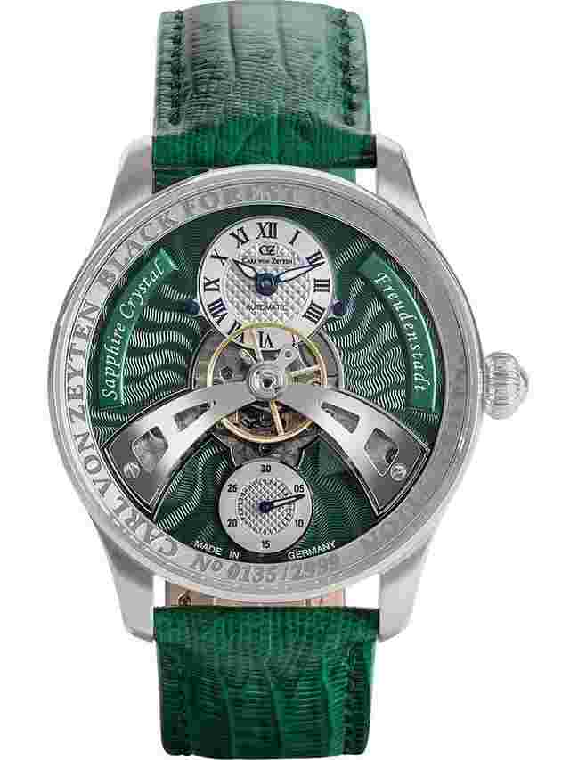 Carl von Zeyten CVZ0043GRS Freudenstadt Automatik Herrenuhr 42mm 5ATM 
