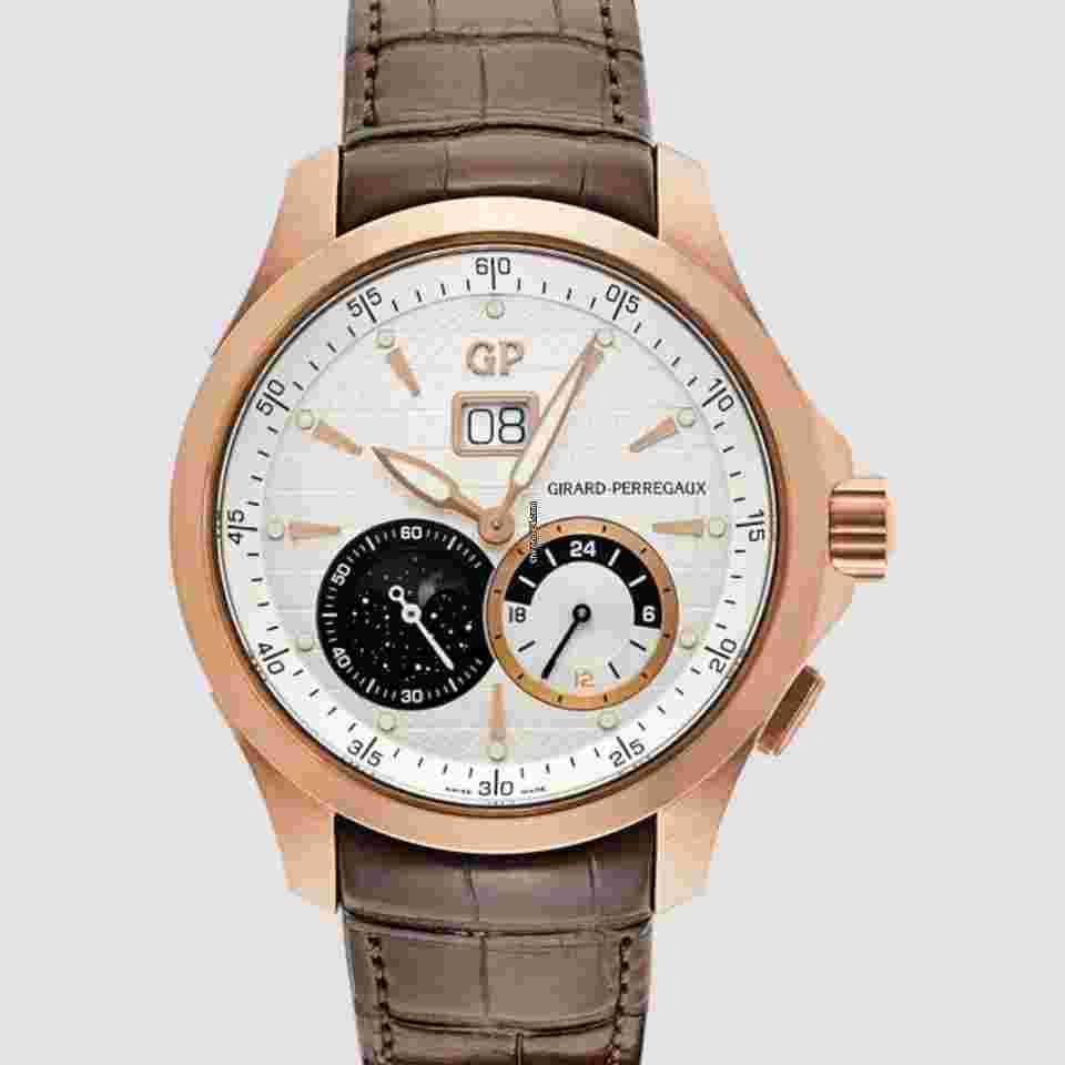 Girard Perregaux Traveller Automatic Silver Dial Men's Watch
