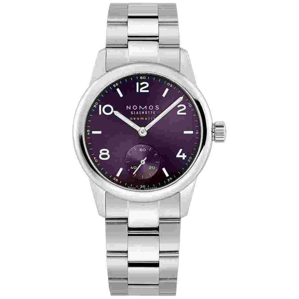 NOMOS Club Neomatik Glashutte Club Sport Neomatik 34mm 757.SB Purple