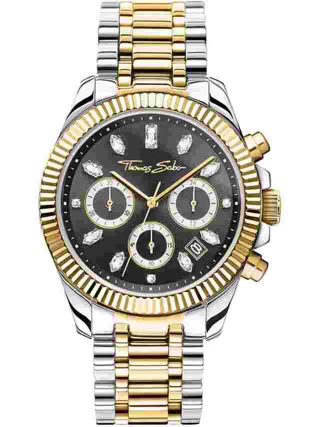 Thomas Sabo WA0398-291-201 Divine Chronograph Damenuhr 38mm 10ATM 