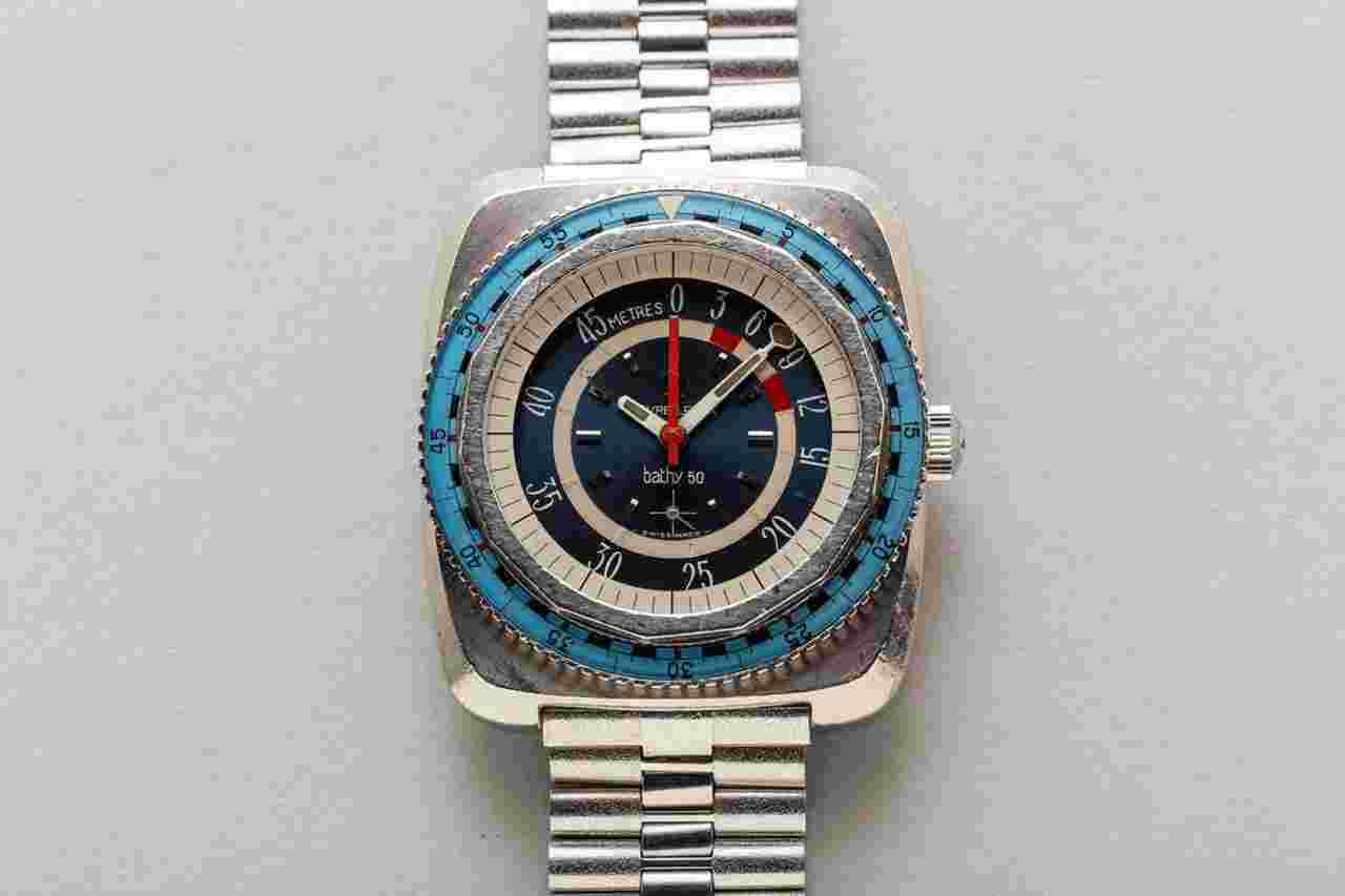 Favre-Leuba Bathy 50 Vintage Diving Watch