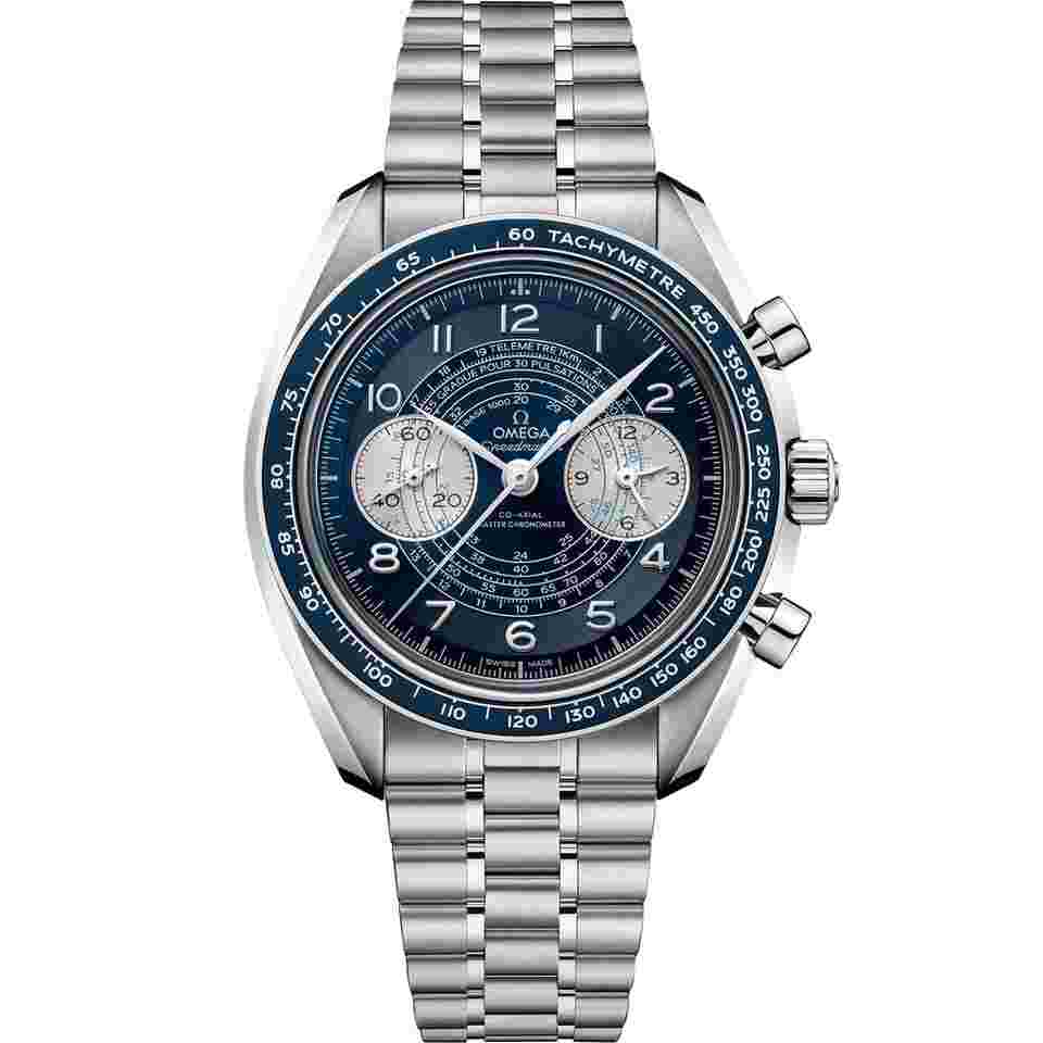 Omega Speedmaster Chronoscope Two counters Speedmaster Chronoscope Two Counters 43mm Steel on Steel - 329.30.43.51.03.001