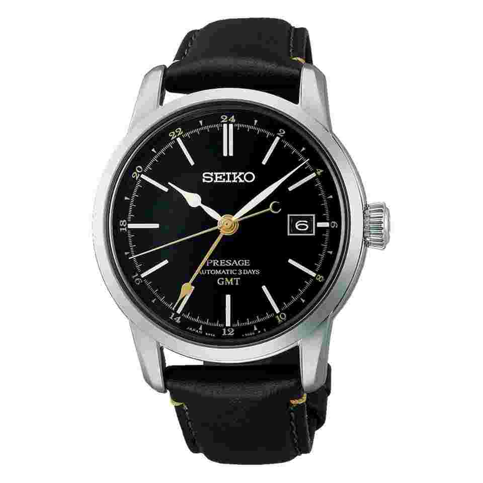 PRE-ORDERSeiko Presage Craftsmanship Series 40.2 MM SS Auto Black Dial Watch SPB447J1 