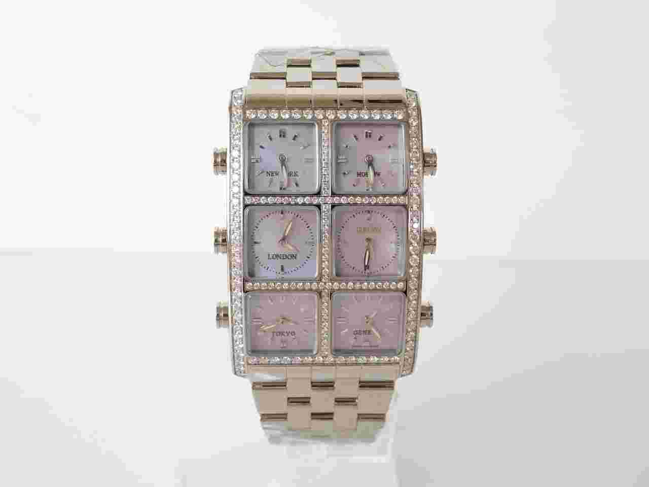 Icelink Senator Six Time Zone Iced Diamonds 5,5ct