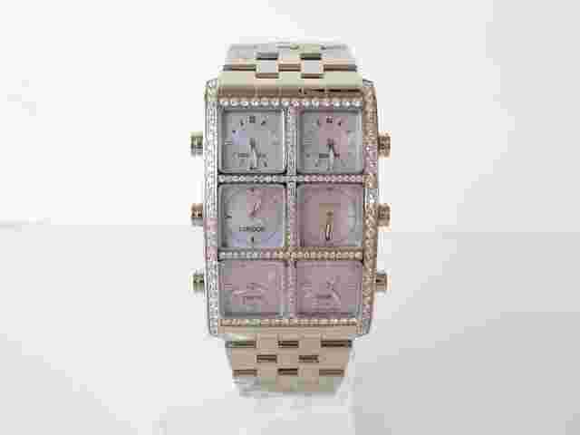 Icelink Senator Six Time Zone Iced Diamonds 5,5ct 